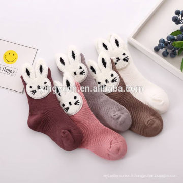 0-8 ans hiver dessin animé poupée coton tube enfant pas cher enfants chaussettes mignonnes